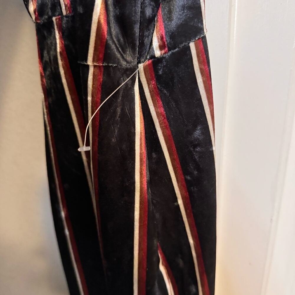 Sadie & Sage Black Jumpsuit with Timeless Stripes NWOT - Picture 3 of 5